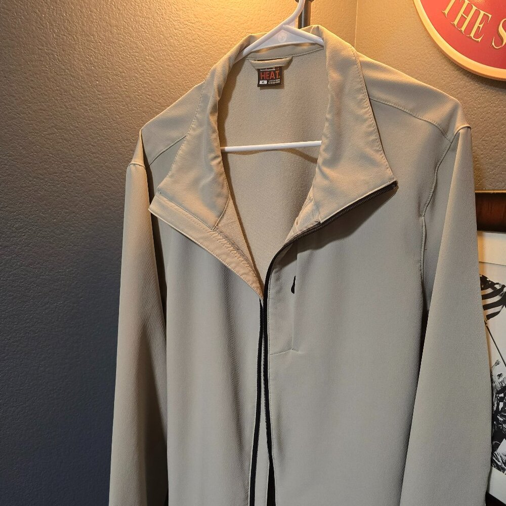 32 Degrees Men’s Therma Pro Full Zip Jacket, COLOR TAN SIZE XL